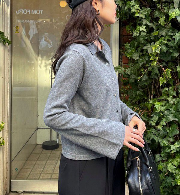 fredy emue「【haru企画】フレアスリーブシャツカーディガン」|カーディガン|