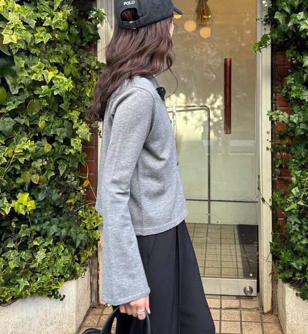 fredy emue「【haru企画】フレアスリーブシャツカーディガン」|カーディガン|