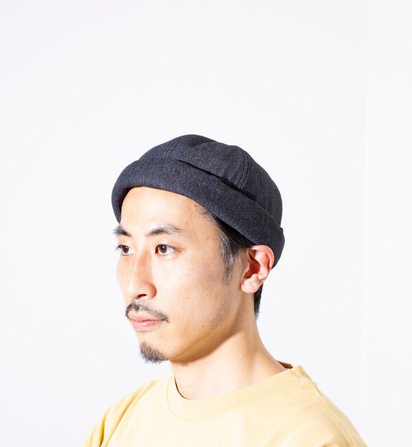 GLOSTER「【GLOSTER/グロスター】DENIM ROLL CAP フィッシャーマンキャップ」|キャップ・キャスケット|