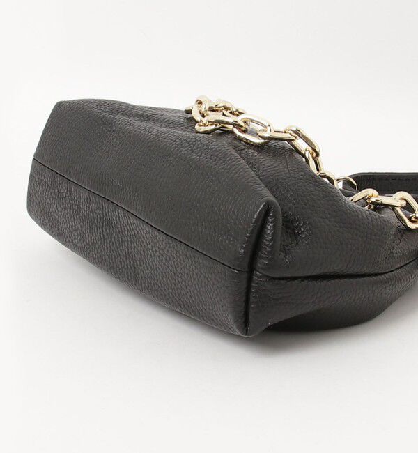 fredy emue「【AULENTTI/オーレンティ】チェーンギャザーレザーショルダーバッグ」|ショルダー・メッセンジャー|