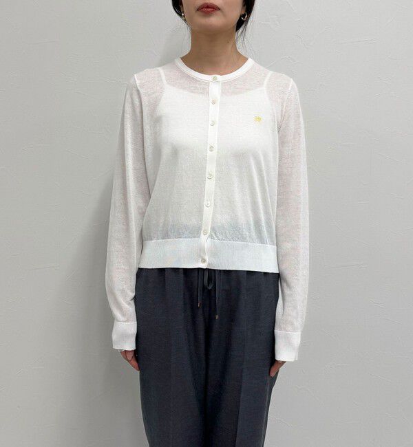 fredy emue「FR刺繍ベーシックサマーカーディガン」|カーディガン|