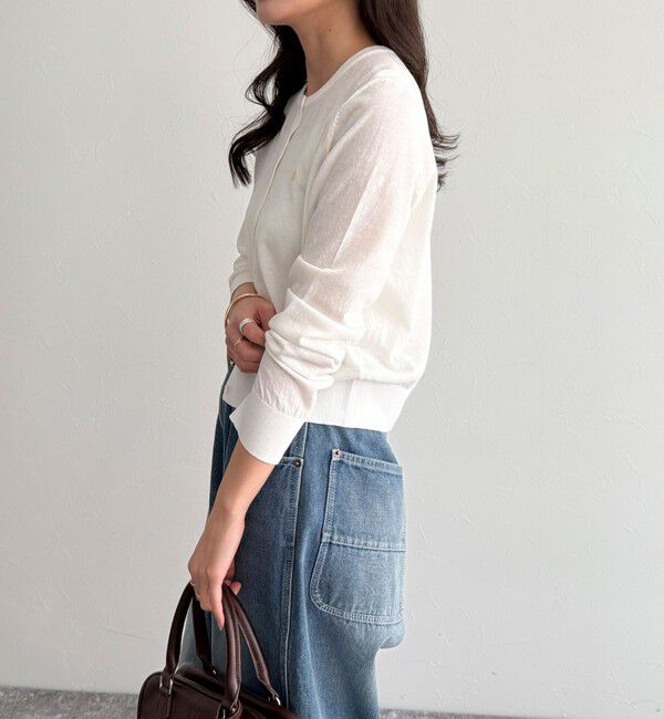 fredy emue「FR刺繍ベーシックサマーカーディガン」|カーディガン|