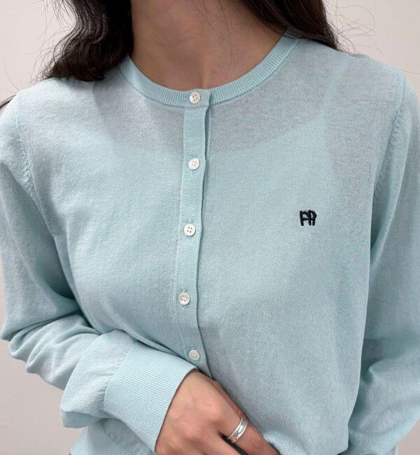 fredy emue「FR刺繍ベーシックサマーカーディガン」|カーディガン|