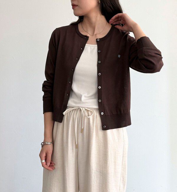 fredy emue「FR刺繍ベーシックサマーカーディガン」|カーディガン|