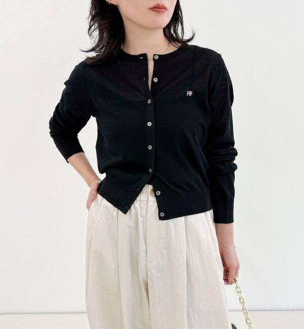 fredy emue「FR刺繍ベーシックサマーカーディガン」|カーディガン|