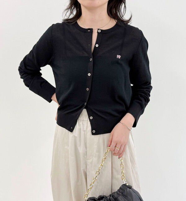 fredy emue「FR刺繍ベーシックサマーカーディガン」|カーディガン|