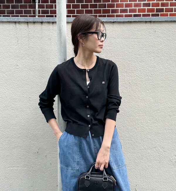 fredy emue「FR刺繍ベーシックサマーカーディガン」|カーディガン|