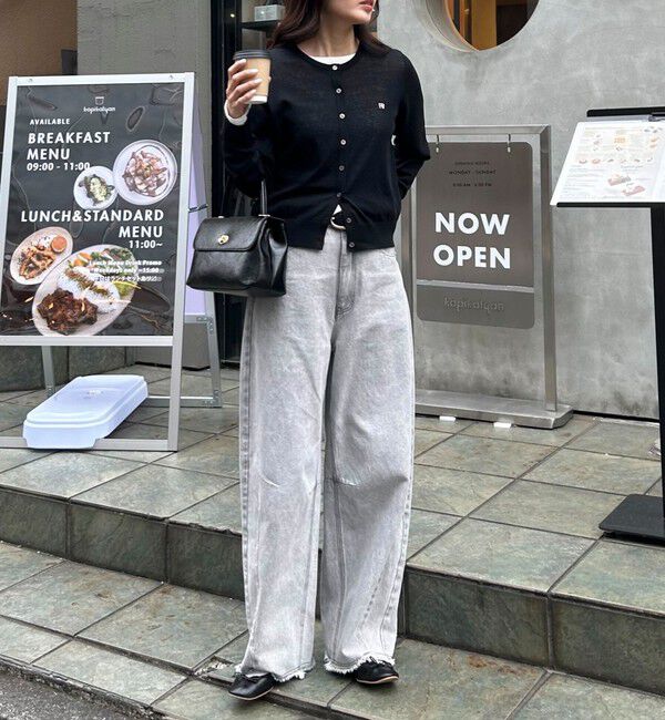 fredy emue「FR刺繍ベーシックサマーカーディガン」|カーディガン|