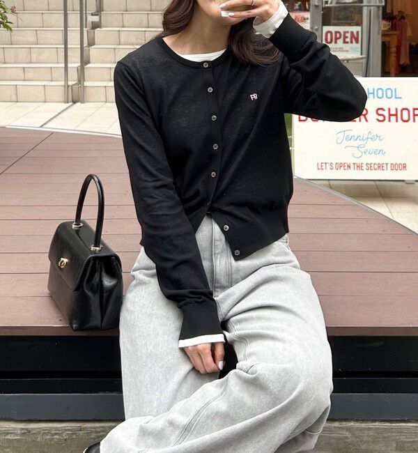 fredy emue「FR刺繍ベーシックサマーカーディガン」|カーディガン|
