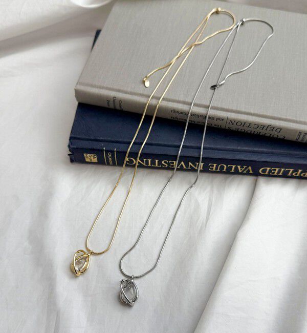 fredy emue「クリアドロップトップアジャストネックレス」|ネックレス|