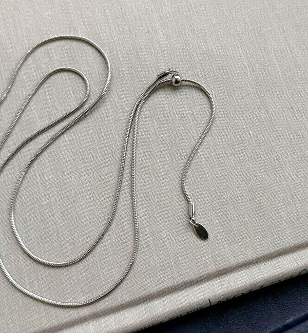 fredy emue「クリアドロップトップアジャストネックレス」|ネックレス|