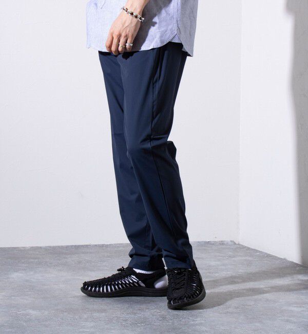 GLOSTER「【GLOSTER/グロスター】N/PU 接触冷感 フレッシュイージーパンツ」|チノ|