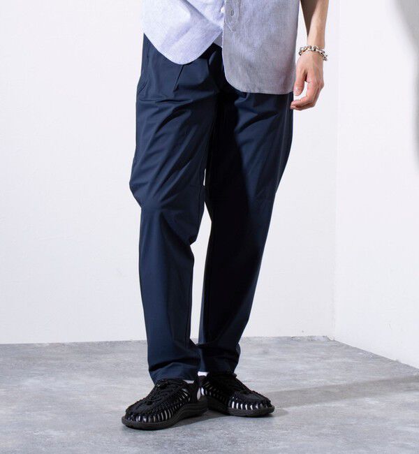 GLOSTER「【GLOSTER/グロスター】N/PU 接触冷感 フレッシュイージーパンツ」|チノ|