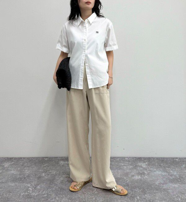 fredy emue「シルキーリネンイージーパンツ」|チノ|