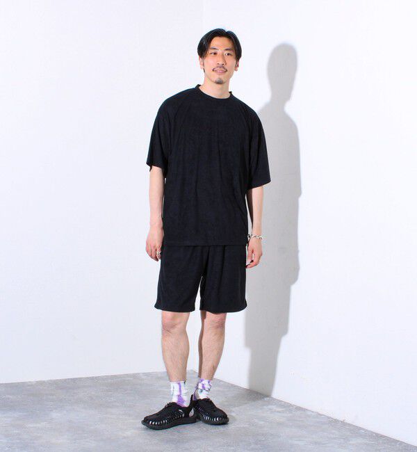 GLOSTER「【3点セット】【DISCUS ATHLETIC】パイルセットアップ Tシャツ＆ショーツ＆収納バッグ」|Tシャツ・カットソー|