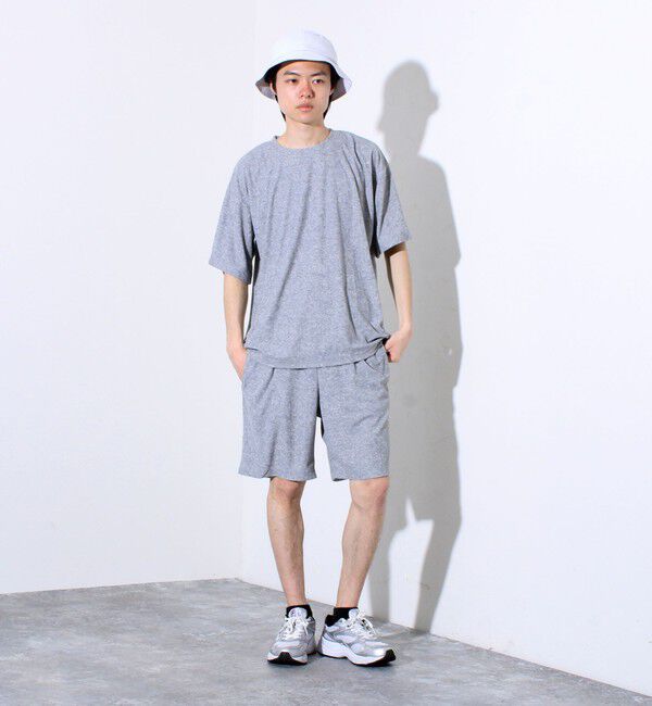 GLOSTER「【3点セット】【DISCUS ATHLETIC】パイルセットアップ Tシャツ＆ショーツ＆収納バッグ」|Tシャツ・カットソー|