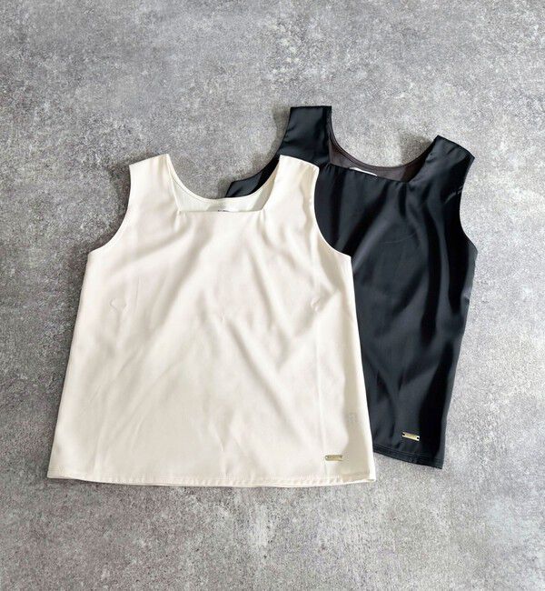 fredy emue「リラックスサテンタンクトップ」|タンクトップ|