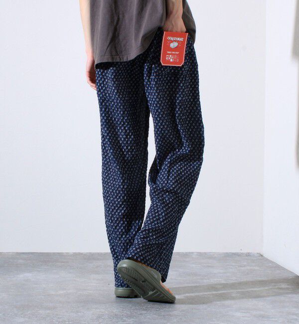 FREDY MAC「【FREDYMAC/フレディマック】シアサッカー素材 総柄 イージーパンツ」|チノ|