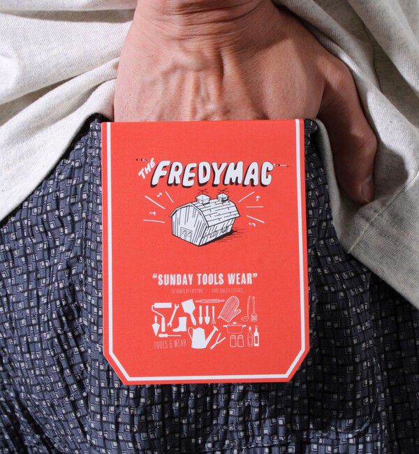 FREDY MAC「【FREDYMAC/フレディマック】シアサッカー素材 総柄 イージーパンツ」|チノ|