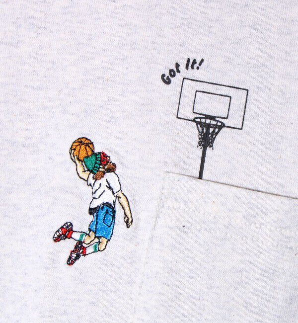 FREDY MAC「【Duckster/ダックスター】吸水速乾天竺 THE SHOT ポケットTシャツ ポケT」|Tシャツ・カットソー|