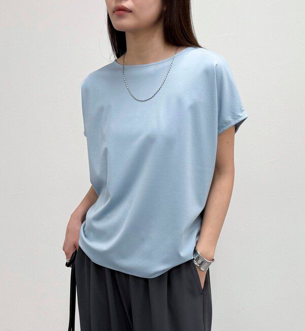fredy emue「コクーンカットソーブラウス」|Tシャツ・カットソー|サックスブルー
