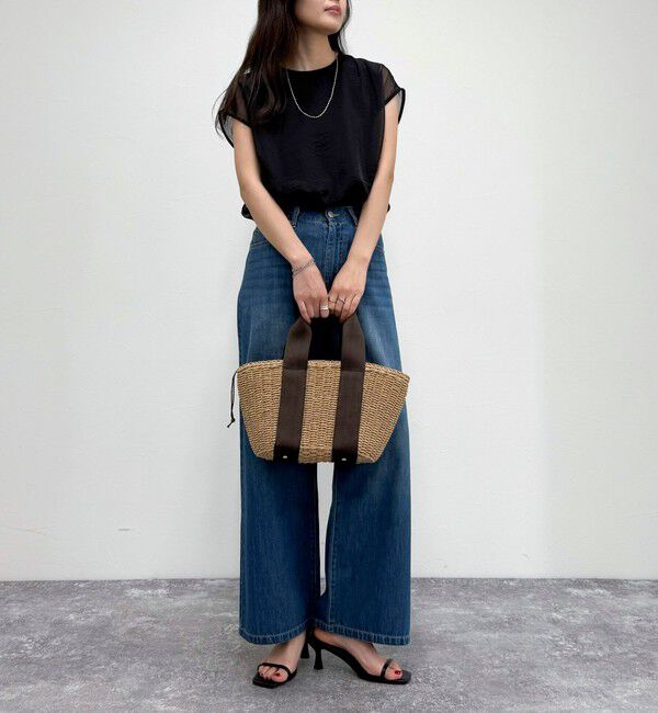 fredy emue「シアーオーガンジーレイヤードノースリーブブラウス」|シャツ・ブラウス|