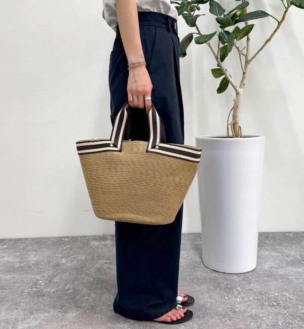 fredy emue「ラインテープブレードバッグ」|かごバッグ|