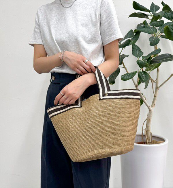 fredy emue「ラインテープブレードバッグ」|かごバッグ|