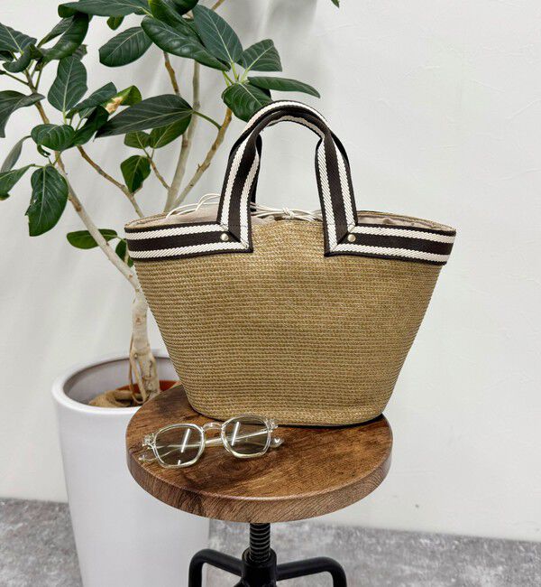 fredy emue「ラインテープブレードバッグ」|かごバッグ|