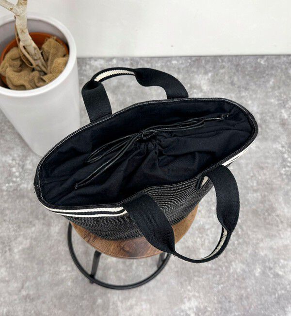 fredy emue「ラインテープブレードバッグ」|かごバッグ|