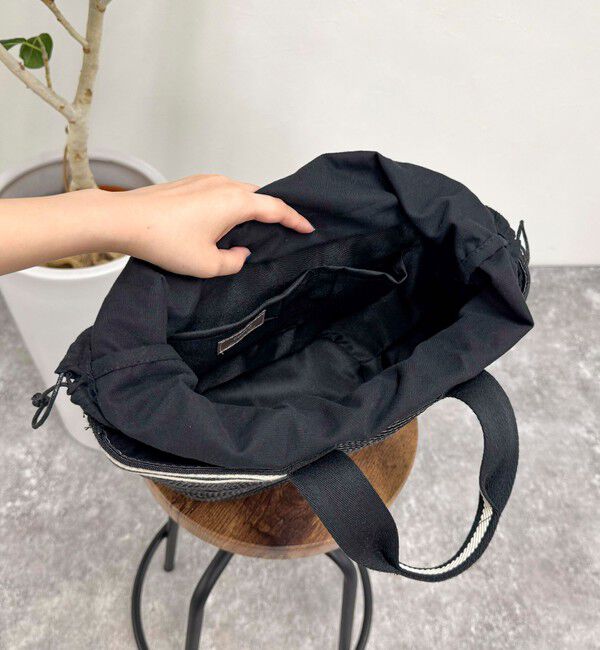 fredy emue「ラインテープブレードバッグ」|かごバッグ|