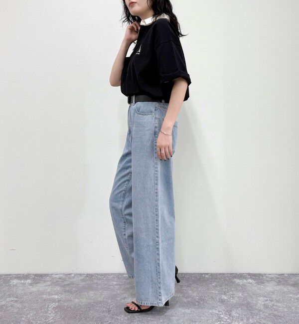 fredy emue「ワンポイント刺繍半袖ラガーシャツ」|Tシャツ・カットソー|