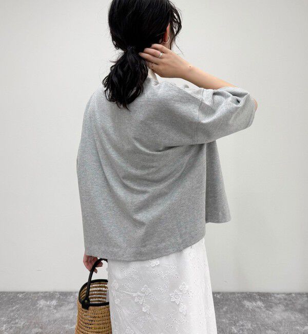 fredy emue「ワンポイント刺繍半袖ラガーシャツ」|Tシャツ・カットソー|