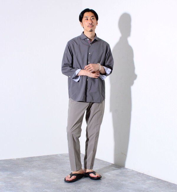 GLOSTER「【セットアップ/ビジカジ対応】エアードッツ 快適軽量 イージーパンツ スラックス」|チノ|