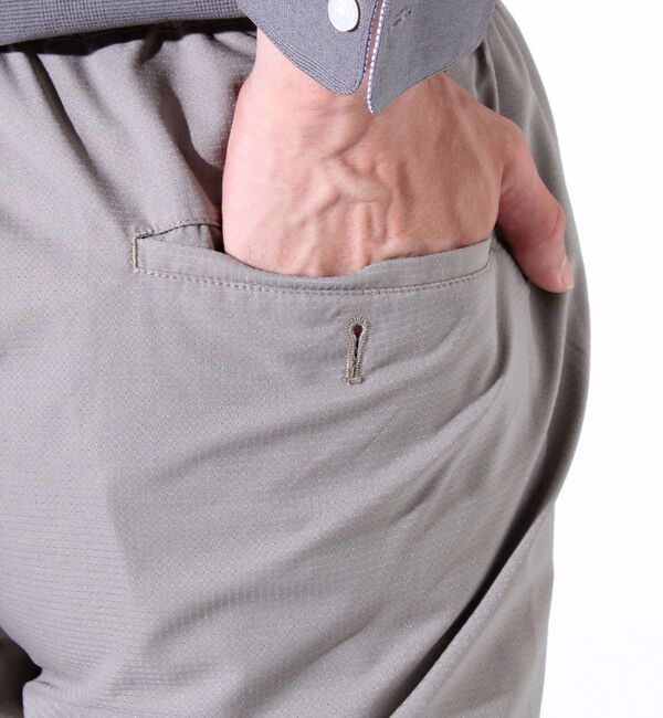 GLOSTER「【セットアップ/ビジカジ対応】エアードッツ 快適軽量 イージーパンツ スラックス」|チノ|