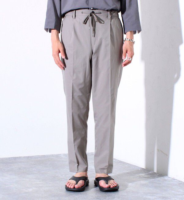 GLOSTER「【セットアップ/ビジカジ対応】エアードッツ 快適軽量 イージーパンツ スラックス」|チノ|