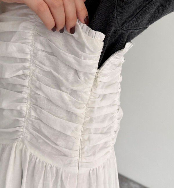 fredy emue「ギャザーキャミソールビスチェ」|キャミソール|