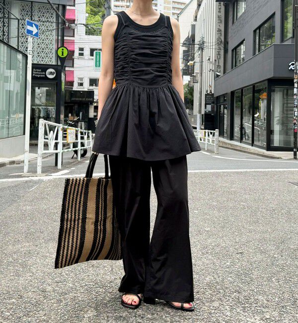 fredy emue「ギャザーキャミソールビスチェ」|キャミソール|