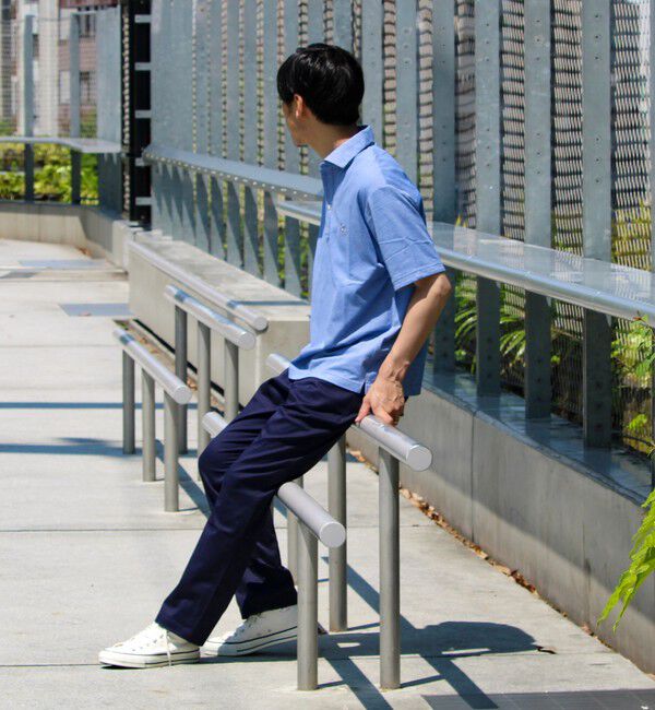 GLOSTER「【新色追加】【GLOSTER/グロスター】フレンチブルドッグ刺繍 DADDYポロシャツ」|ポロシャツ|