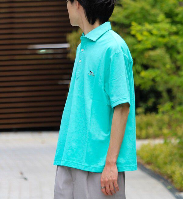 GLOSTER「【新色追加】【GLOSTER/グロスター】フレンチブルドッグ刺繍 DADDYポロシャツ」|ポロシャツ|