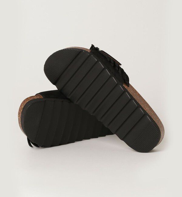 fredy emue「【VINILO/ヴィニーロ】スエードフリンジバックルスライドサンダル」|サンダル|