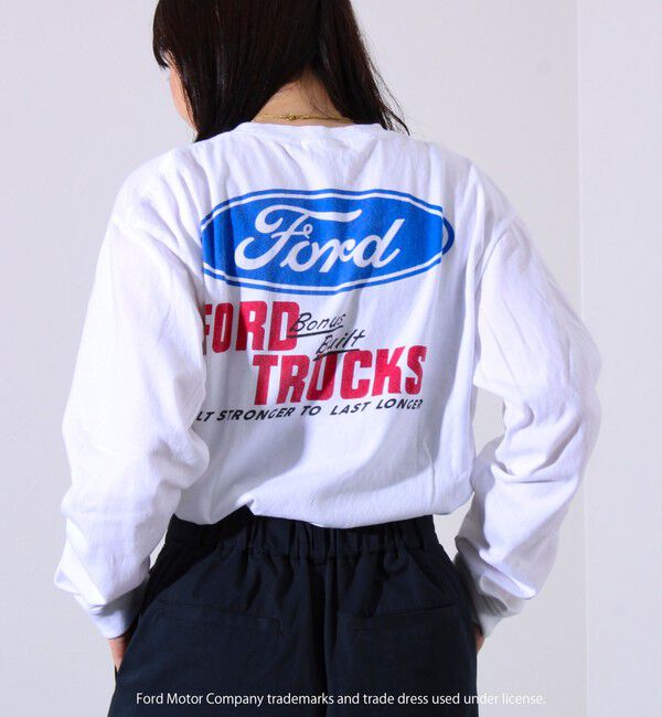 GLOSTER「【GOOD ROCK SPEED】FORD/フォード バックプリント ロングスリーブTシャツ ロンT」|Tシャツ・カットソー|