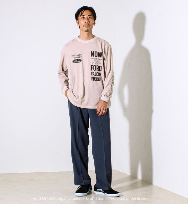 GLOSTER「【GOOD ROCK SPEED】FORD/フォード バックプリント ロングスリーブTシャツ ロンT」|Tシャツ・カットソー|