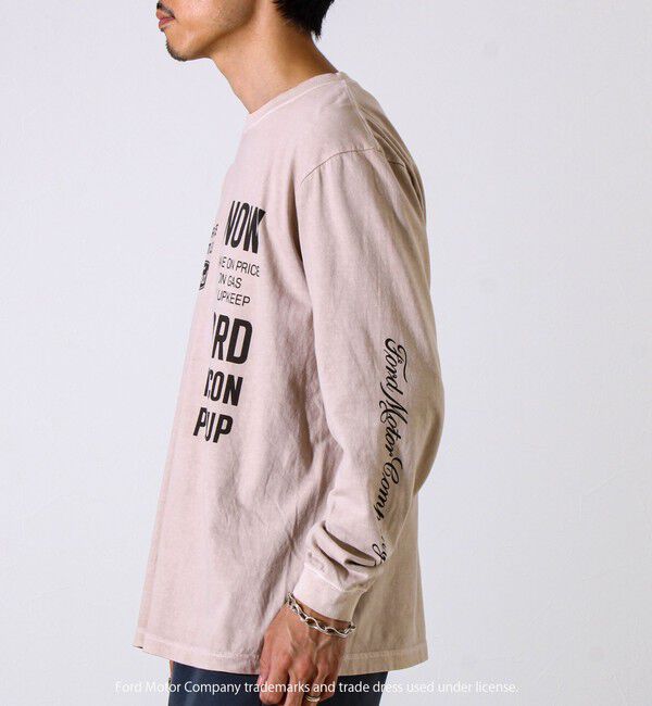 GLOSTER「【GOOD ROCK SPEED】FORD/フォード バックプリント ロングスリーブTシャツ ロンT」|Tシャツ・カットソー|