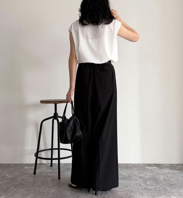 fredy emue「チェーン刺繍フレンチTシャツプルオーバー」|Tシャツ・カットソー|