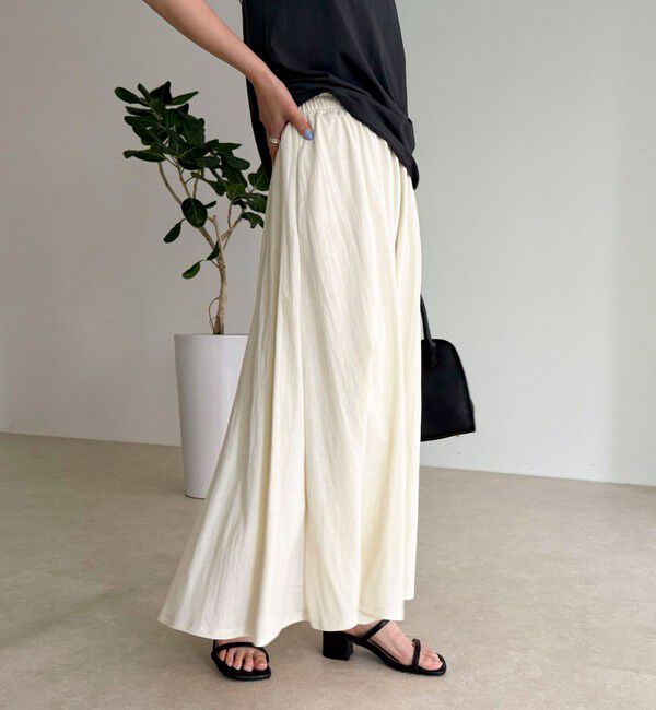 fredy emue「《セットアップ対応》タンブラー鹿の子フレアースカート」|スカート|