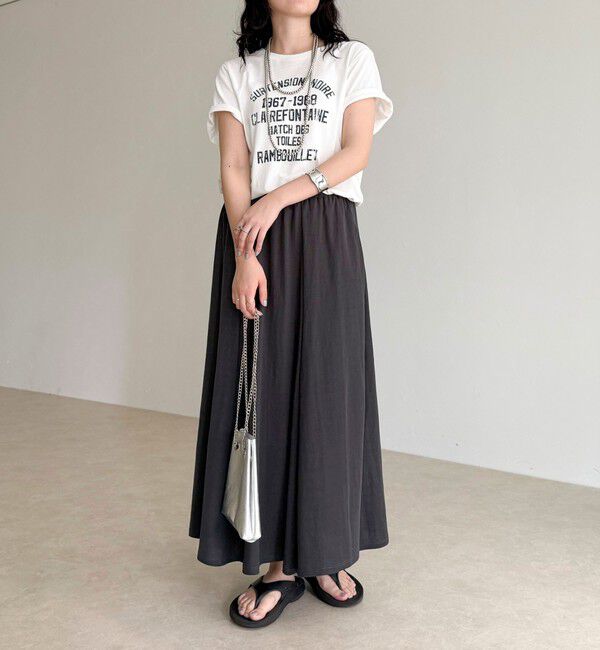 fredy emue「《セットアップ対応》タンブラー鹿の子フレアースカート」|スカート|