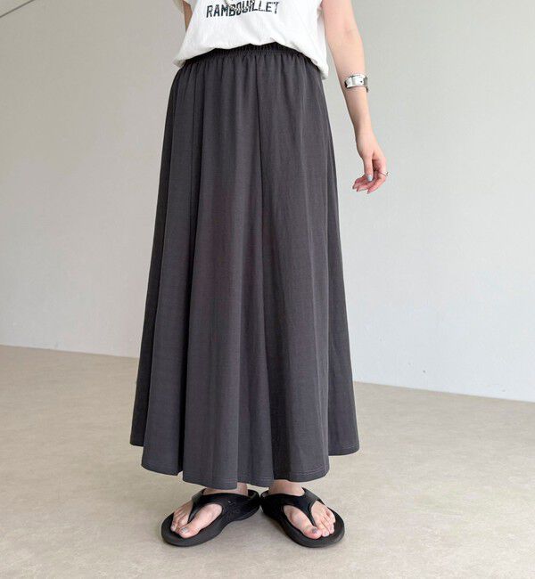 fredy emue「《セットアップ対応》タンブラー鹿の子フレアースカート」|スカート|