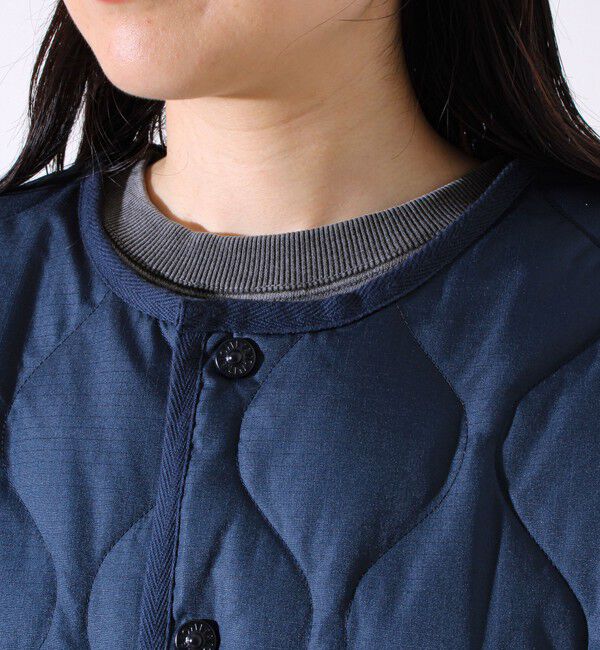 GLOSTER「【GLOSTER別注】TAION ミリタリー クルーネック ライナージャケット」|ダウン|