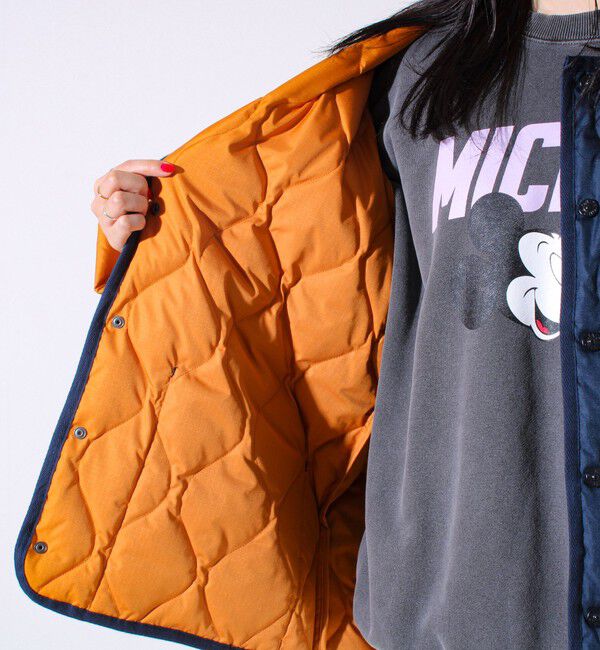 GLOSTER「【GLOSTER別注】TAION ミリタリー クルーネック ライナージャケット」|ダウン|